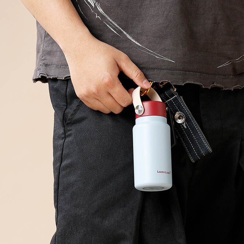 B&igrave;nh giữ nhiệt bỏ t&uacute;i LocknLock Mini pocket tumbler c&oacute; quai x&aacute;ch LHC4439GRN - LHC4438BLU - LHC4437IVY image number null